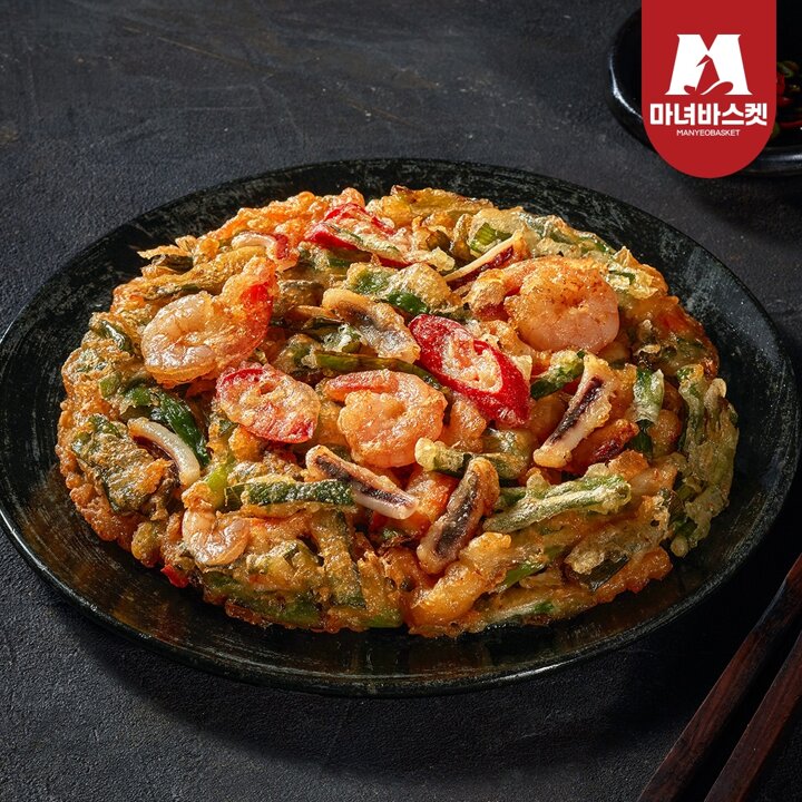 [마녀바스켓]사옹원 풍미가득 프리미엄 해물파전 300g x3개