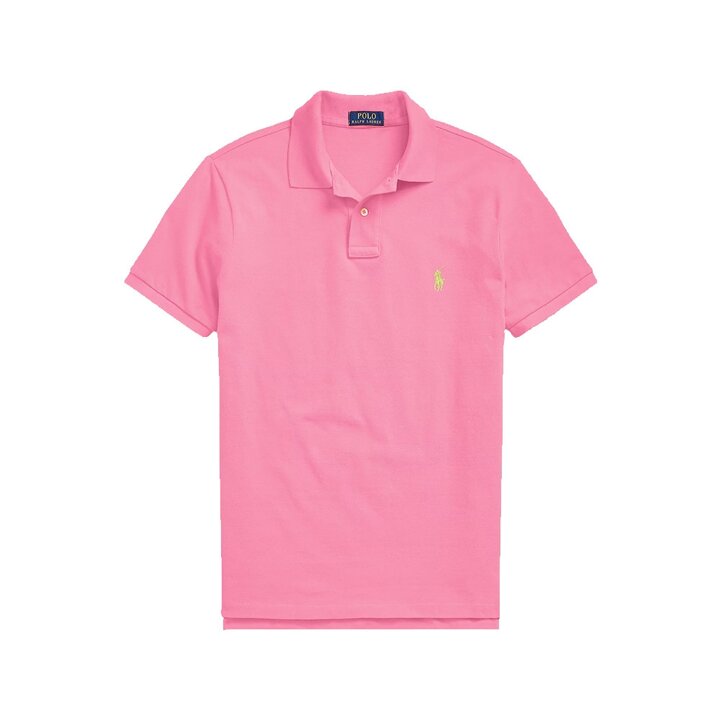 POLO 폴로 랄프로렌 커스텀 슬림핏 PK 티셔츠 핑크 710794276048