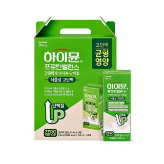 [S] 하이뮨 프로틴 밸런스 음료 식물성 고단백 1box(190ml x 16입)