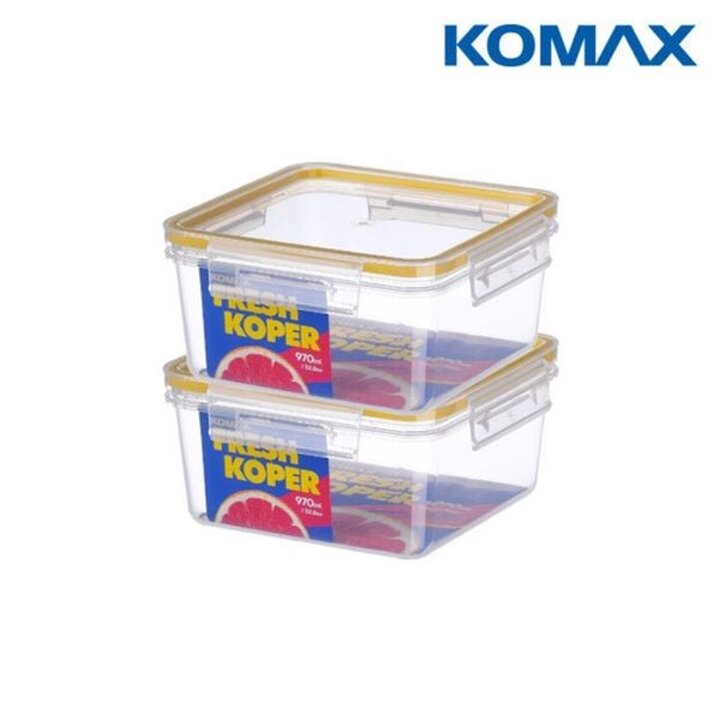 코멕스 밀폐용기 프레시코퍼 정3호 970ml X 2개[35161439]