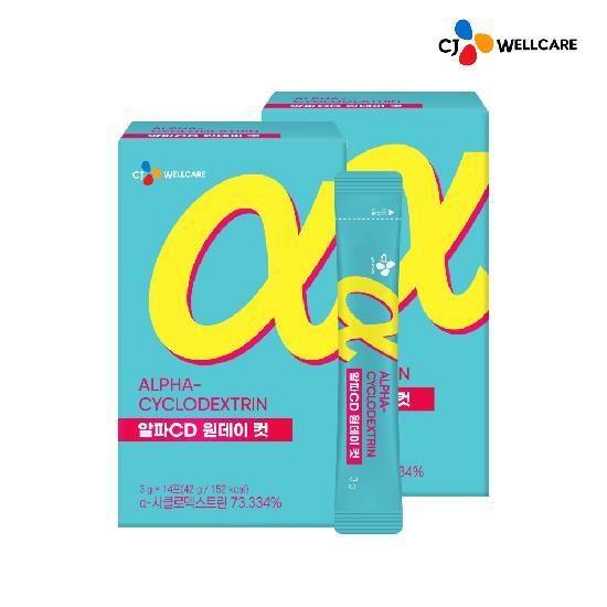 [CJ공식] 알파CD 원데이 컷 14포 2박스