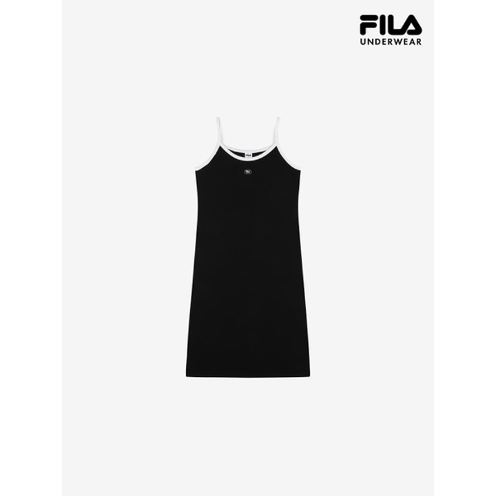 [하프클럽/휠라 언더웨어]슬리브리스 롱 원피스  FI4OPF2443F BLK 