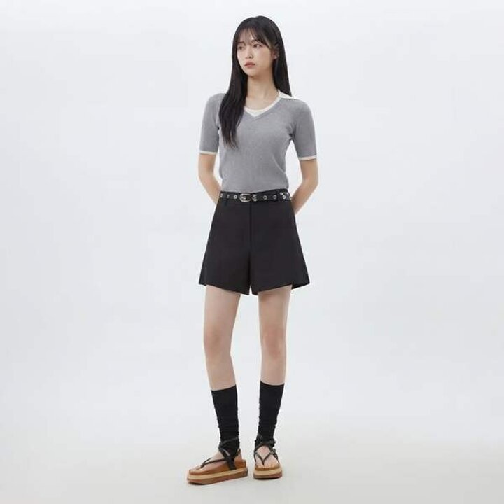(광주신세계)(SET-하의) 베이직 미니 숏팬츠 AS2WP462