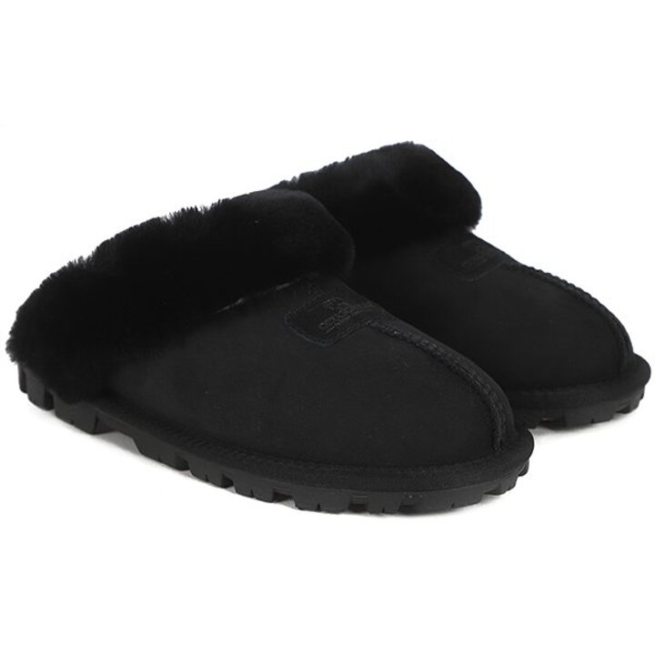 [정품] 오즈어그웨어 UGG 코케트 양털 슬리퍼 (OUW111-BLACK)