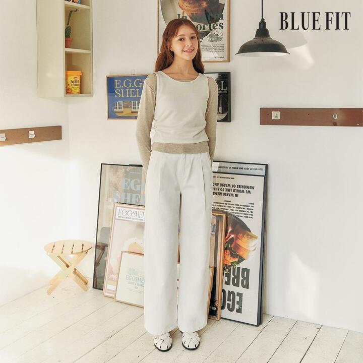 [26SS최신상] 블루핏 NEW 원턱 와이드 데님 3종