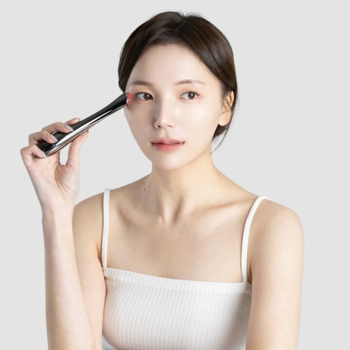 펄케어 1MHz 고주파 6in1 눈가 마사지기 갈바닉 EMS 눈밑마사지 눈밑지방 토탈케어