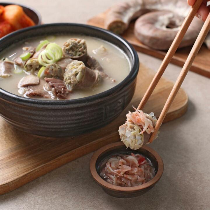 I[무보까국밥] 국내산 한우한돈 토종 순대국 600g x 3팩