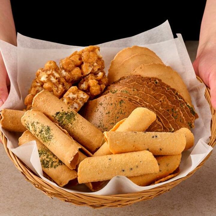 [대용량 1박스+1박스] 경주명물! 바삭한 추억의 옛날 전병 5종세트 750g x 2박스 (총 1.5kg)