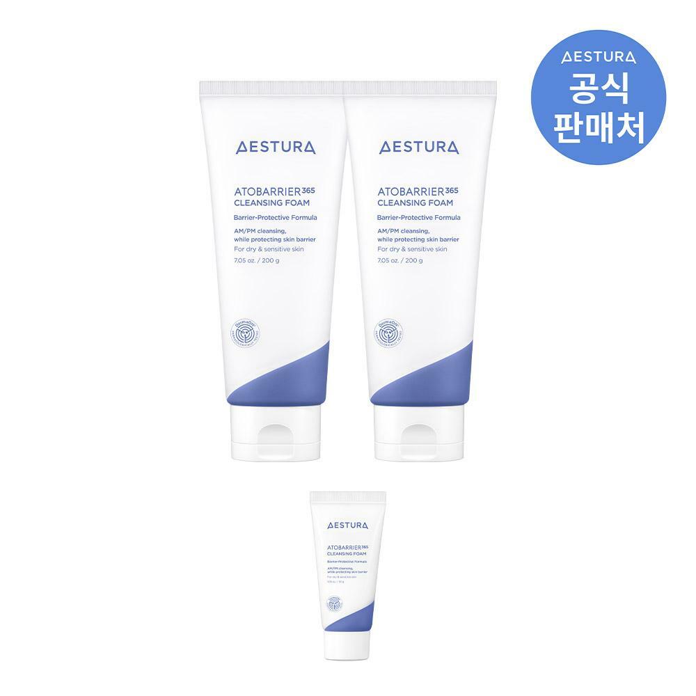 에스트라 아토베리어365 클렌징폼 200g 2개
