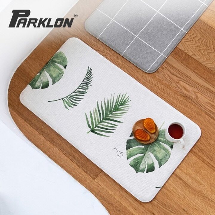 [파크론] 보태니컬 주방매트 (특대) 210x44x1.5cm 주방매트/발매트