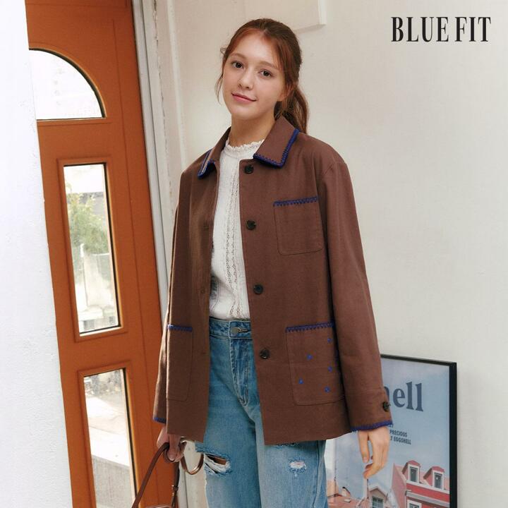 [론칭가 99,000원→3만원↓]블루핏 26SS 아뜰리에 프렌치 린넨 재킷