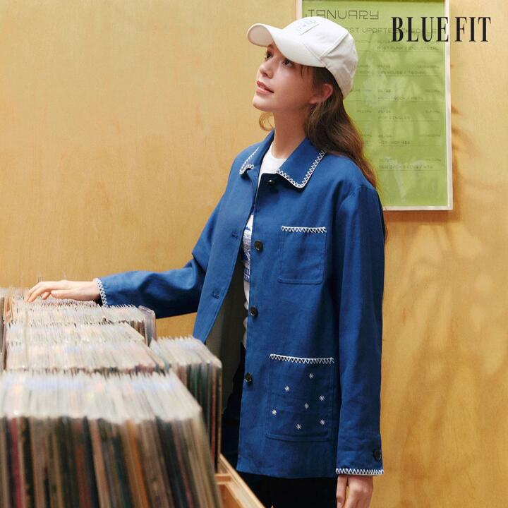 [론칭가 99,000원→3만원↓]블루핏 26SS 아뜰리에 프렌치 린넨 재킷