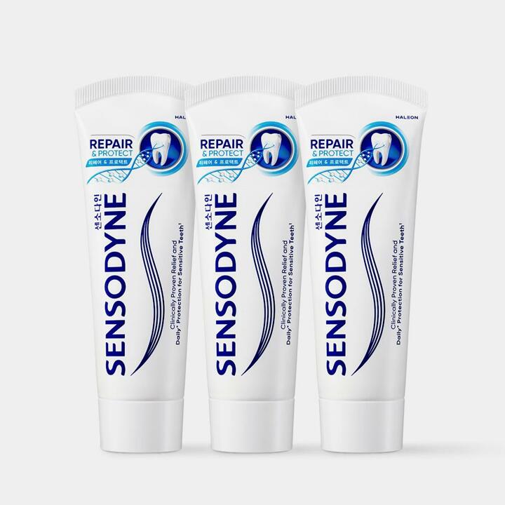 센소다인 리페어 앤 프로텍트 치약 100g x3개