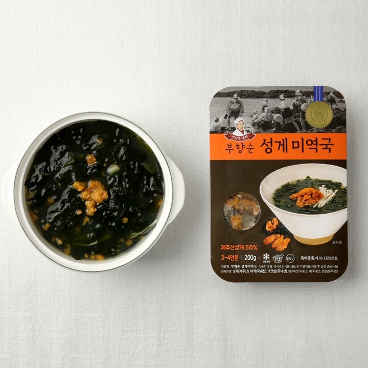 제주 제철진미 부향순 성게미역국 (200g)