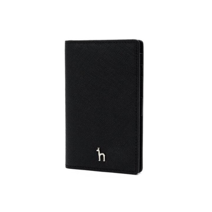 (광주신세계)[NOMAD]블랙 퍼피로고 플랫 카드지갑 HIHO5F131BK