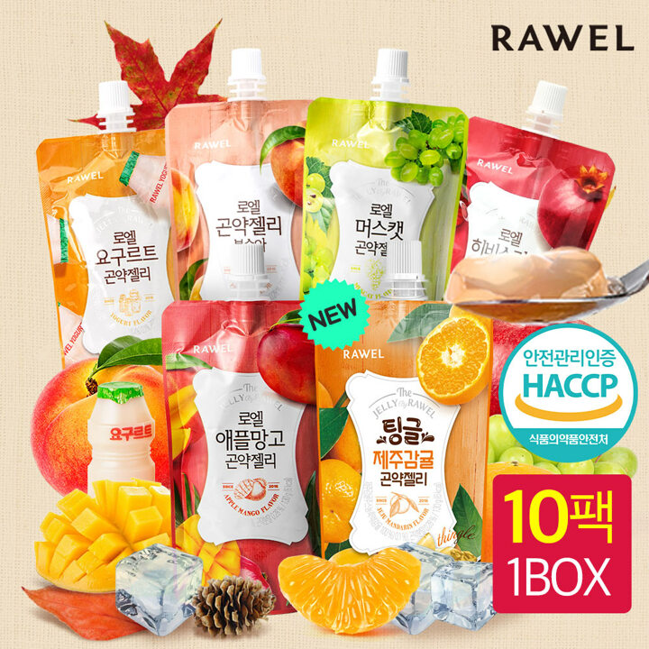 [무료배송] 로엘 곤약젤리 6가지맛 1박스 모음전(복숭아,요구르트,석류,샤인머스캣,애플망고,제주감귤)