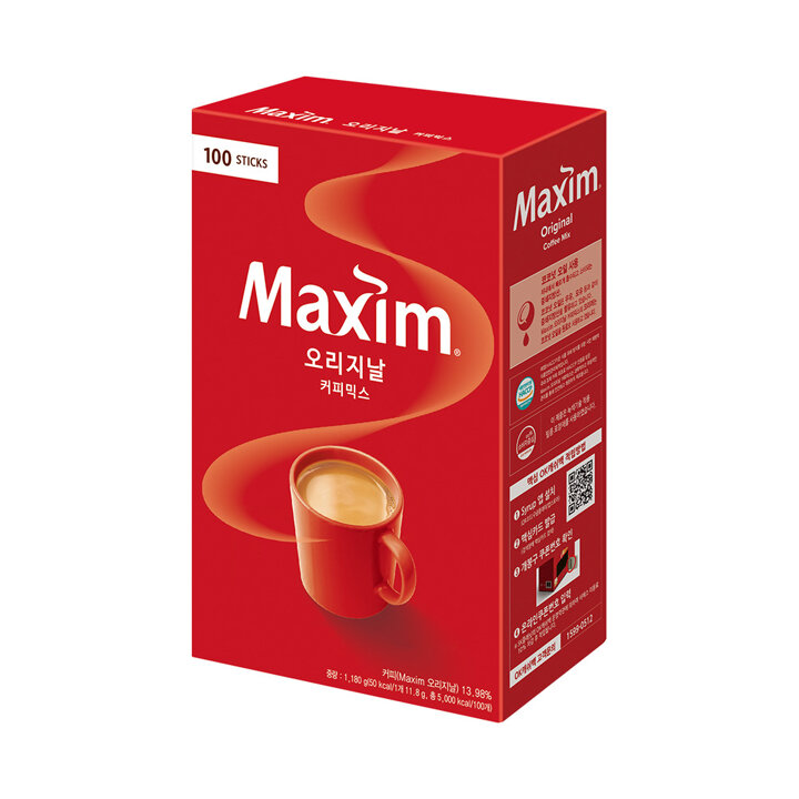 맥심 오리지날 믹스커피 100T 