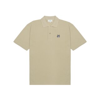 메종키츠네 남성 폭스헤드 컴포트 폴로 티셔츠 티 리프 PM00210KP0001-0450