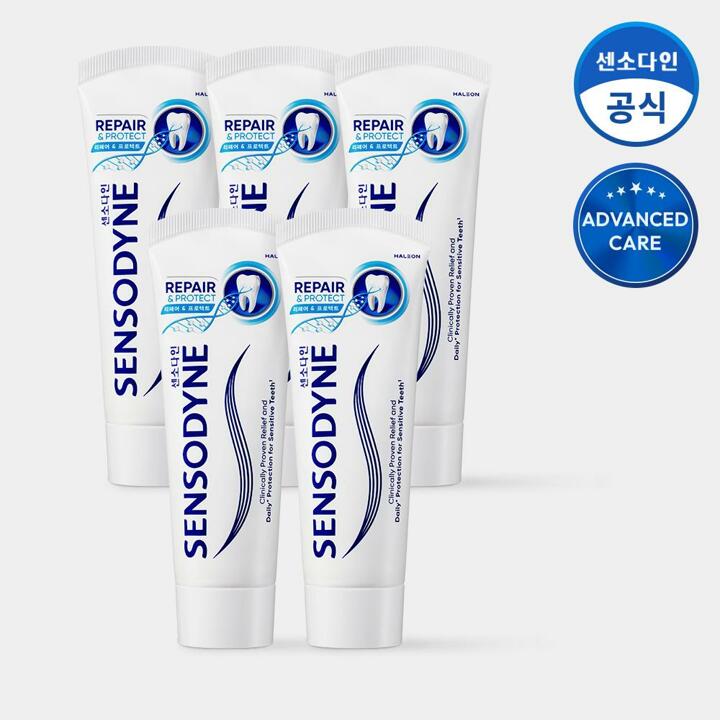 센소다인 리페어 앤 프로텍트 치약 100g x5개