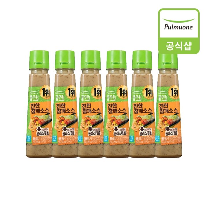 [풀무원] 진한 참깨 소스 (230g)X6개