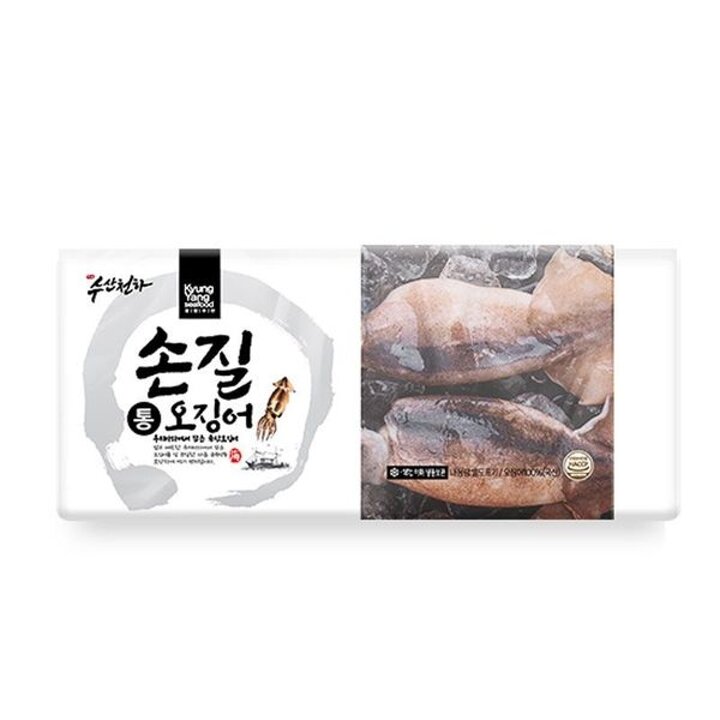 수산천하 국내산 손질 통오징어 18미[35316188]