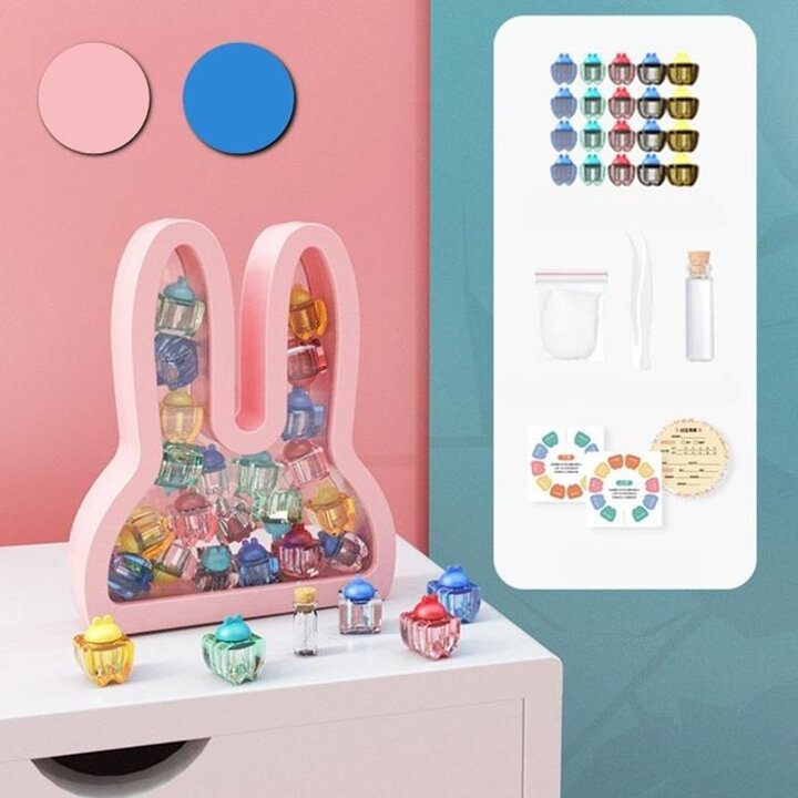 토끼유치보관함치아케이스이빨보관젖니배냇머리