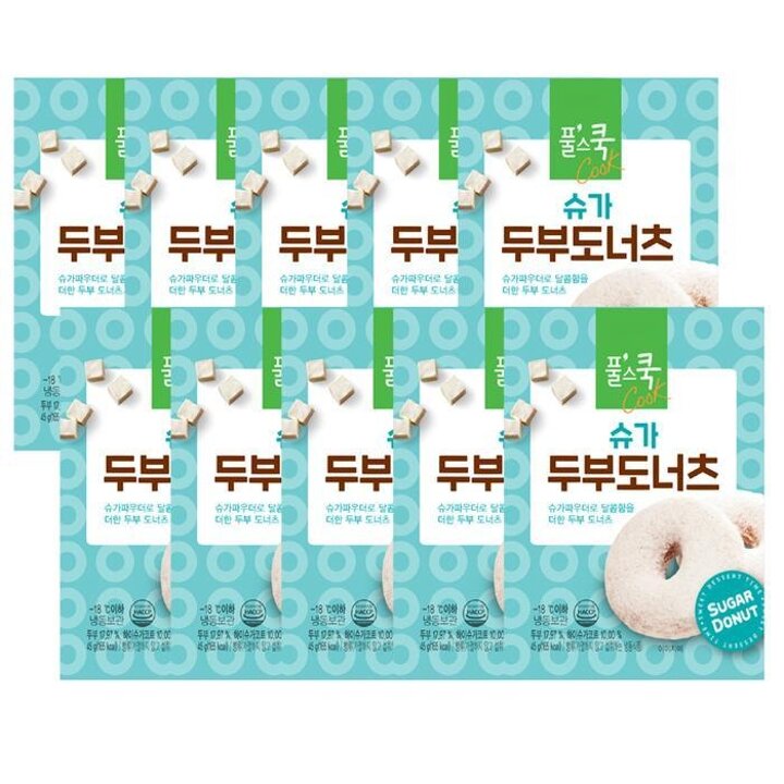 풀무원슈가두부도너츠45g10개