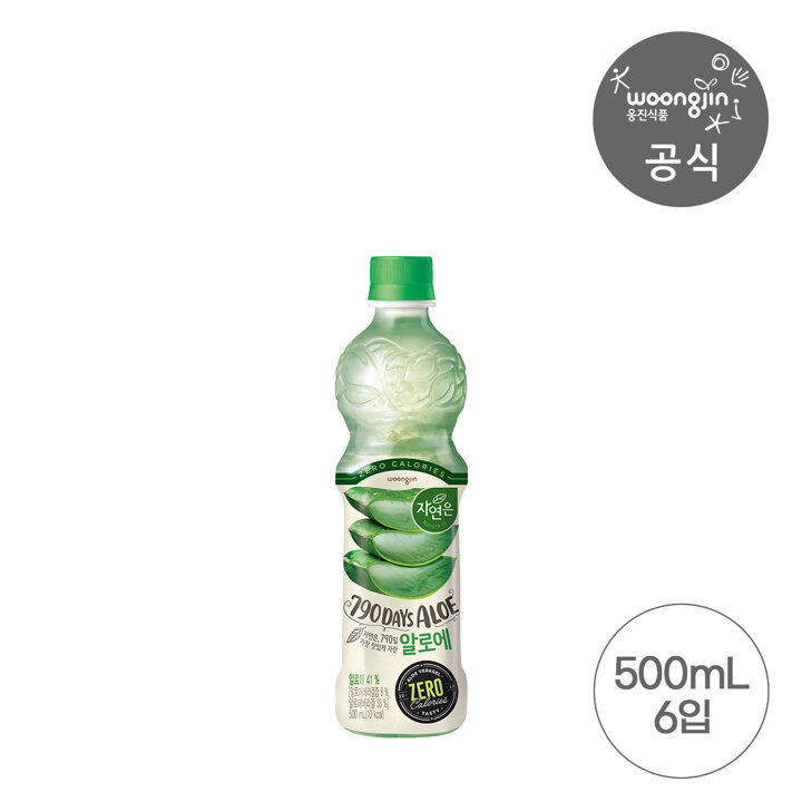 웅진식품 자연은 알로에 제로 500mL 6개