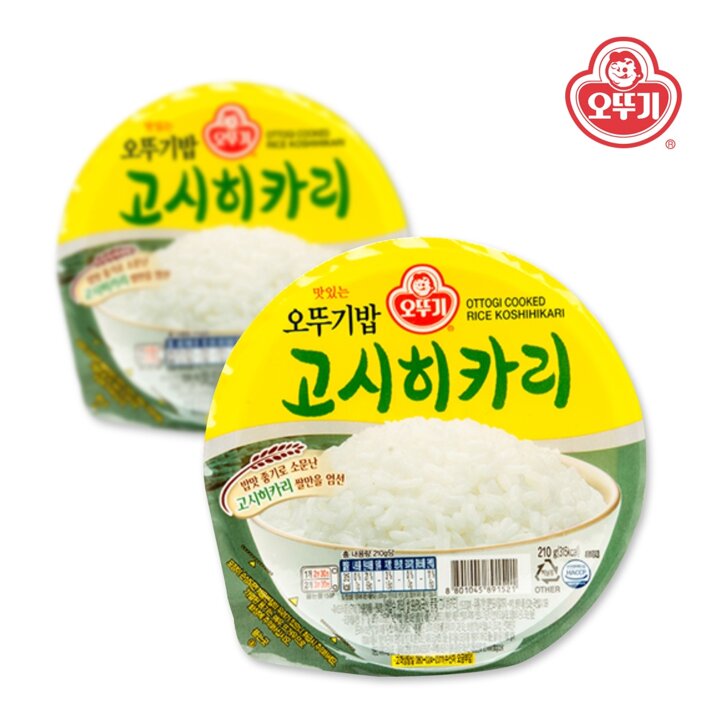 [오뚜기] 오뚜기밥 고시히카리 210g x 12개