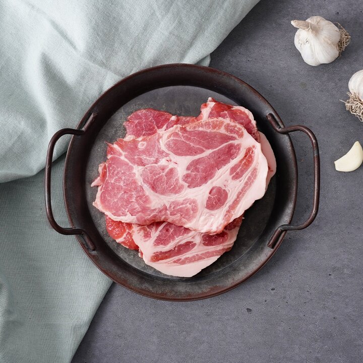 [보성녹돈] 한돈 목살 (구이용) 400g x 2팩