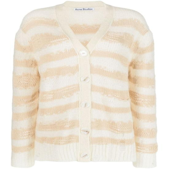 24FW 아크네 스튜디오 가디건 A60398DGD OFF WHITE ECRU DOM