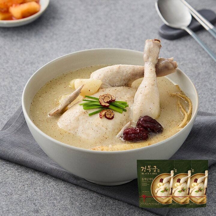 [경복궁] 들깨 삼계탕 1kgx3팩