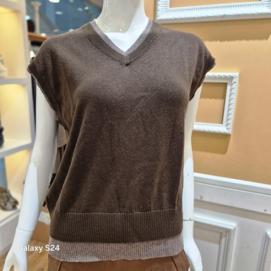 [하프클럽/BCBG] 비씨비지 겨울25 컬러라인 니트 베스트 B5W9K508-P439353054