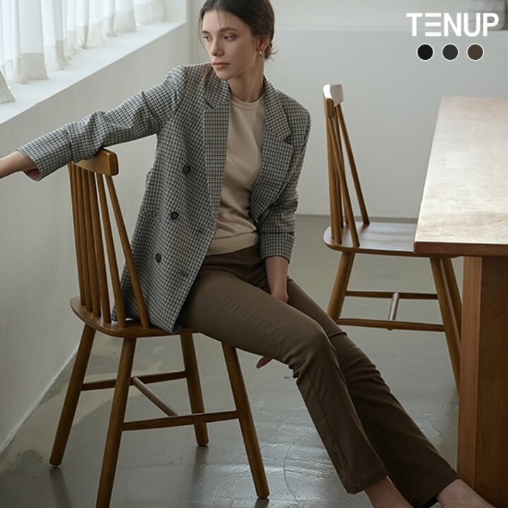 TNEUP(텐업) 여성 소프트 기모 찰떡 스판 팬츠 3종