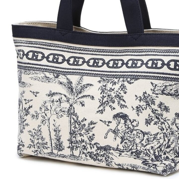 (광주신세계)[BEST패턴][뜨왈드주이] Toile de Jouy 캔버스 에코 미니 토트백 HIWA4F301N2