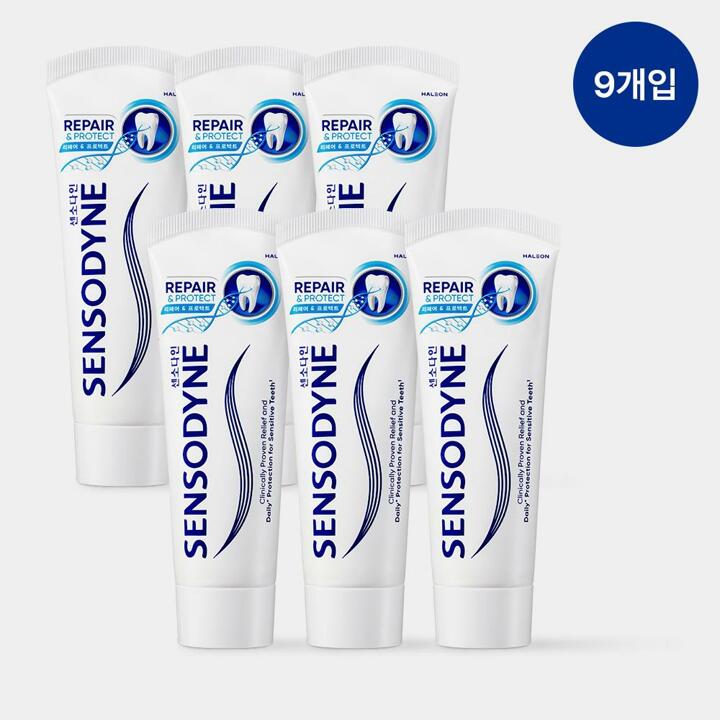 센소다인 리페어 앤 프로텍트 치약 100g x9개