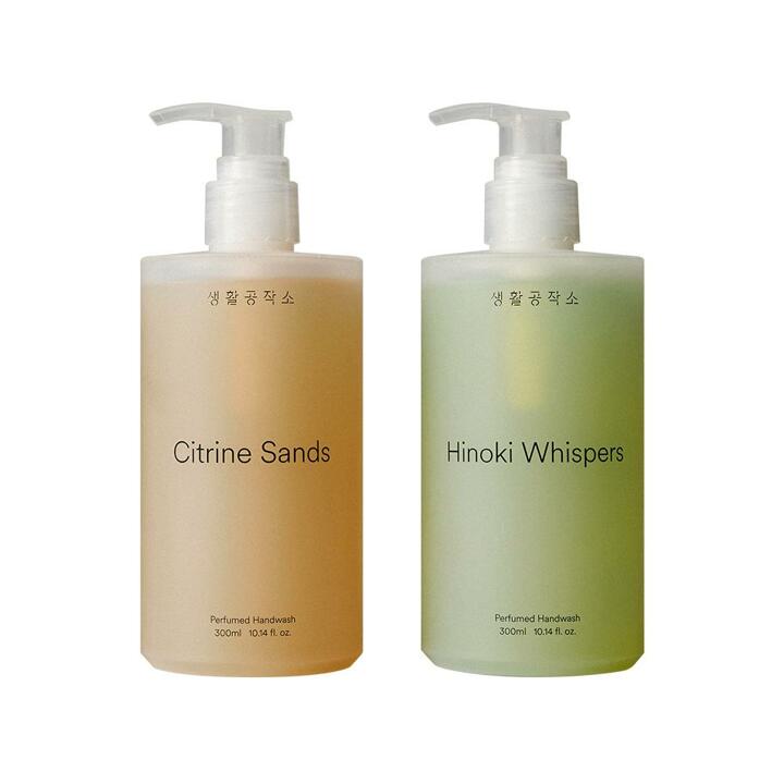 [생활공작소] 프리미엄 퍼퓸 핸드워시 300ml x 1개 (시트린샌즈향/히노끼위스퍼향 택1)