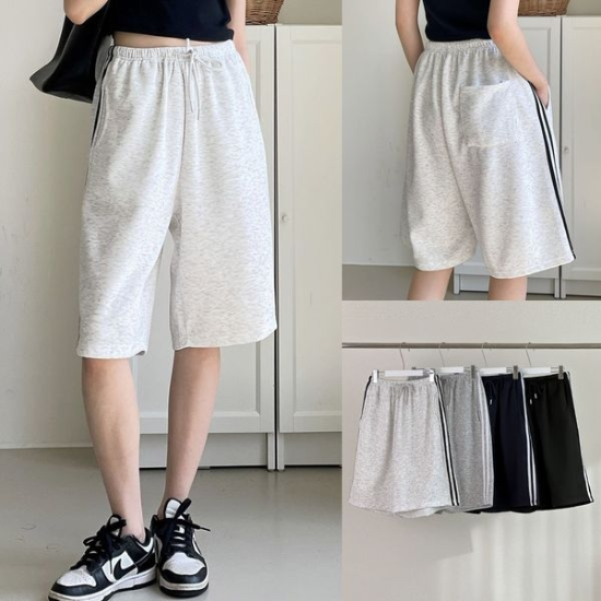 A4468_1MKP [하프클럽/아이우먼]위쉬몰 SE 사이드두줄버뮤다팬츠 X614H604  빅사이즈-P421841009