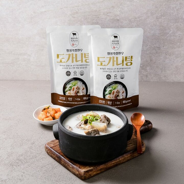 (m)[횡성축협한우] 도가니탕 600g 5팩