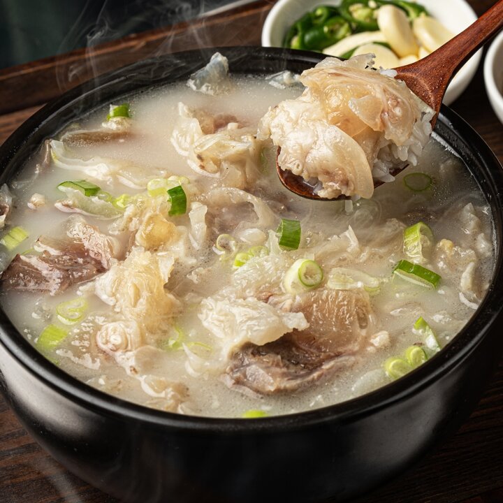 I[박대용] 실온보관 한우사골 대용량 스지폭탄 도가니탕 800g x 10팩
