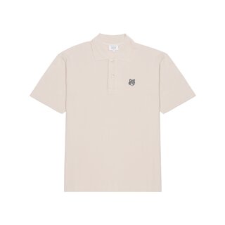 메종키츠네 남성 폭스헤드 컴포트 폴로 티셔츠 라일락 파우더 PM00210KP0001-0447