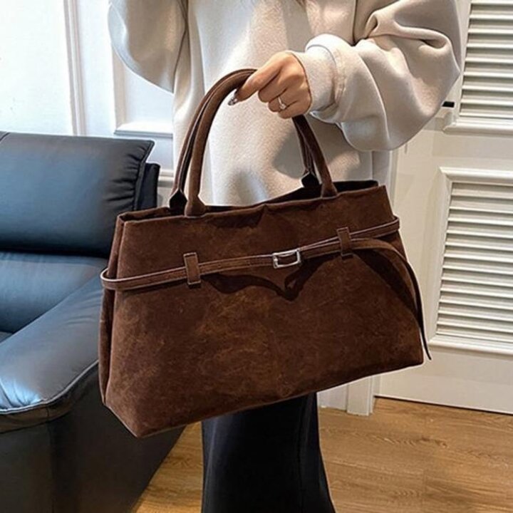 여성스웨이드캐주얼정장데일리토트백가방