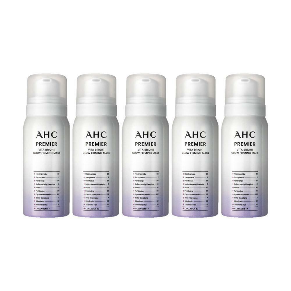 AHC 프리미어 비타 브라이트 글로우 퍼밍 마스크 60g 5개