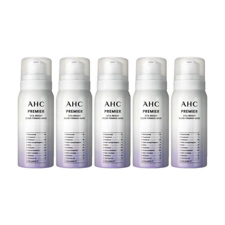 AHC 프리미어 비타 브라이트 글로우 퍼밍 마스크 60g 5개