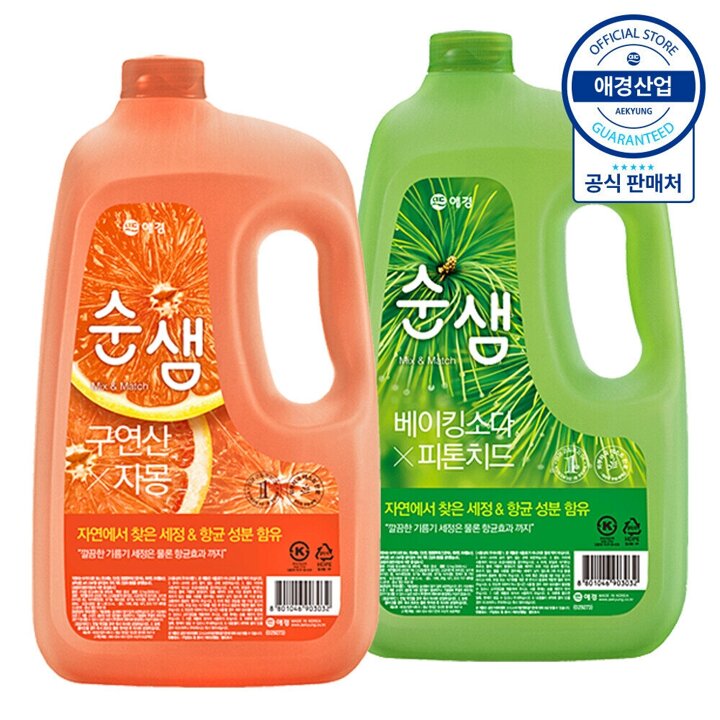 순샘 믹스앤매치 주방세제 3L x2개