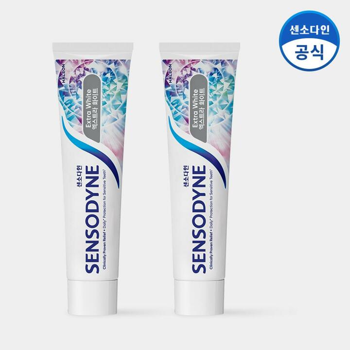 센소다인 엑스트라 화이트 민감성 치약 120g x2개