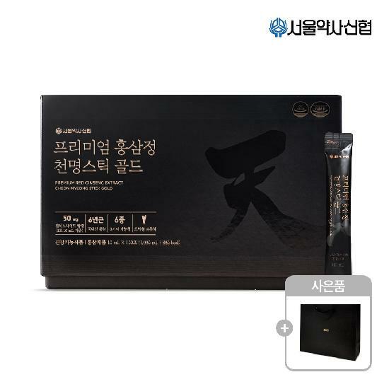 서울약사신협 프리미엄 홍삼정 천명 골드 100포 대용량(쇼핑백증정)