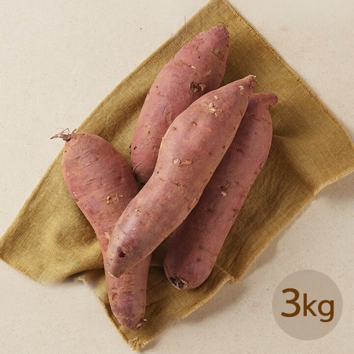 [작심밀도]산지직송 여주 햇 꿀고구마 3kg (박스/개당 70-320g)