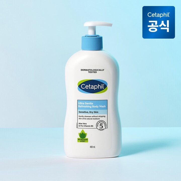 세타필 약산성 바디워시 리프레싱(산뜻한향) 400ml