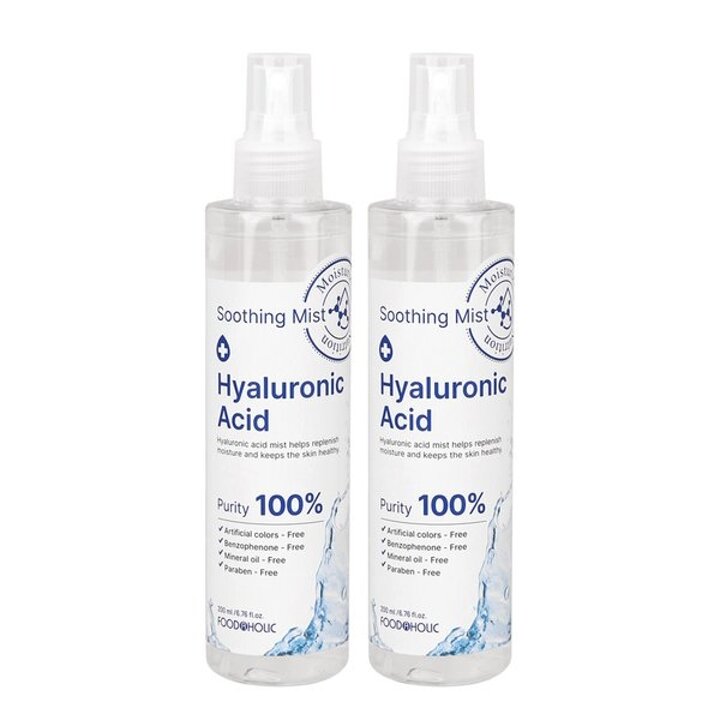 (2개)푸드어홀릭 히알루론산 수딩미스트 200ml